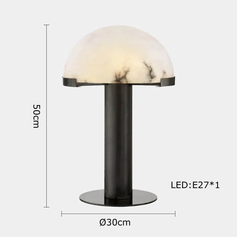 lampe à poser rétro en tissu marbré pour décoration intérieure - Image 15