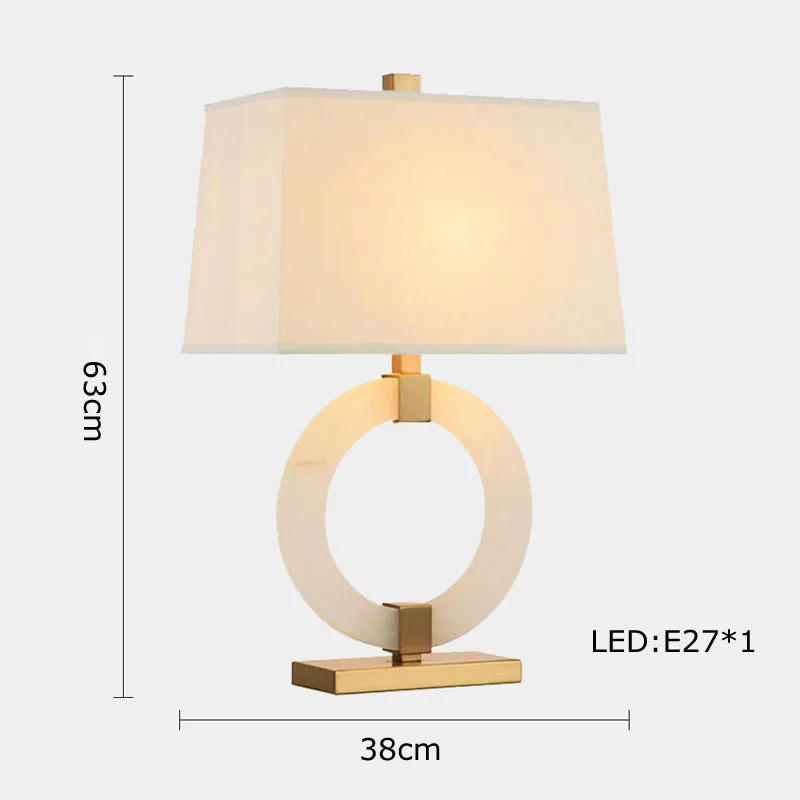 lampe à poser rétro en tissu marbré pour décoration intérieure - Image 16