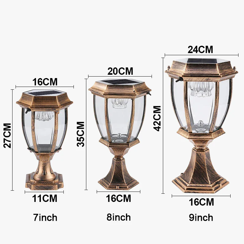 lampe à poser solaire moderne étanche pour éclairage extérieur - Image 5