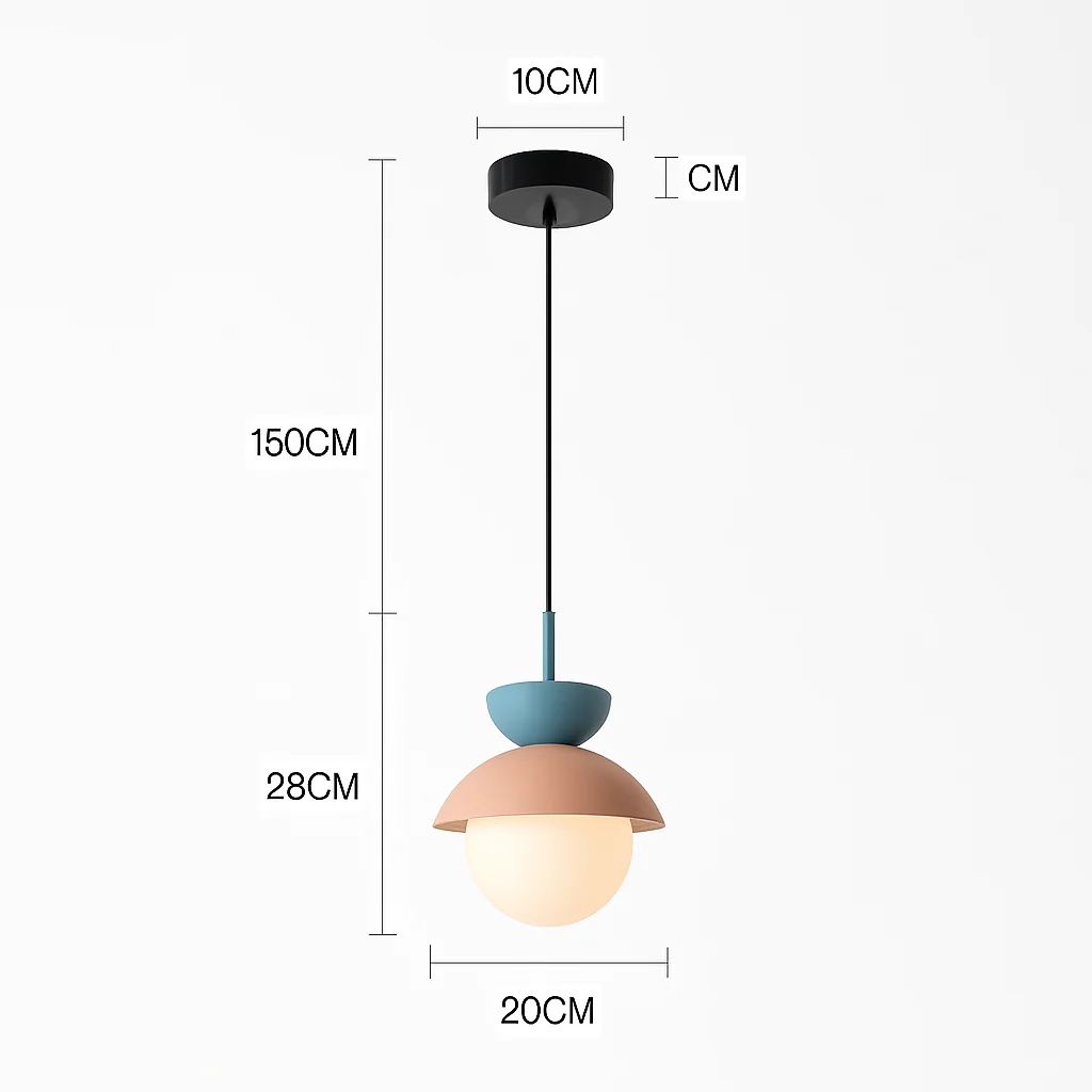 Suspension moderne nordique boule de verre luminaires suspendus suspension cuisine salle à manger chambre décor à la maison luminaire lustre - Image 13