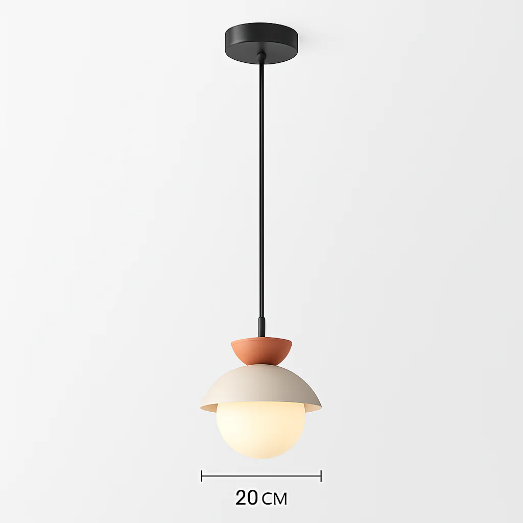 Suspension moderne nordique boule de verre luminaires suspendus suspension cuisine salle à manger chambre décor à la maison luminaire lustre - Image 16