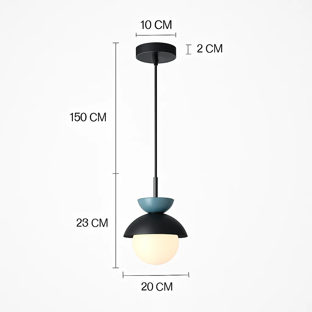 Suspension moderne nordique boule de verre luminaires suspendus suspension cuisine salle à manger chambre décor à la maison luminaire lustre - Image 22