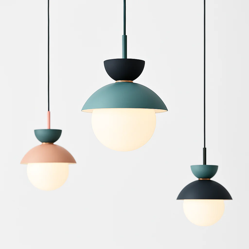 Suspension moderne nordique boule de verre luminaires suspendus suspension cuisine salle à manger chambre décor à la maison luminaire lustre - Image 6