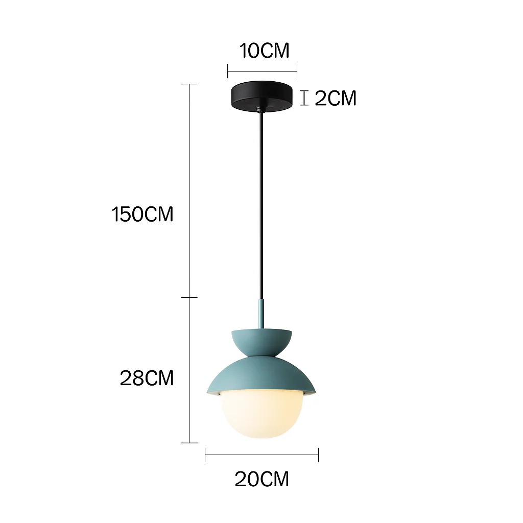 Suspension moderne nordique boule de verre luminaires suspendus suspension cuisine salle à manger chambre décor à la maison luminaire lustre - Image 7