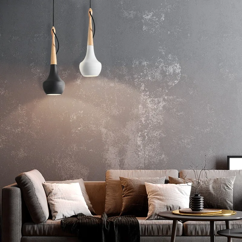 Suspension Simple industrielle nordique E27 Loft moderne créatif suspension Design bricolage pour chambre salon cuisine restaurant - Image 6