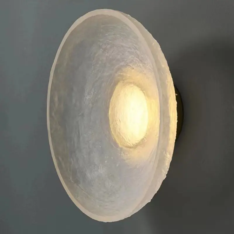 lampe circulaire design pour intérieur moderne en résine transparente - Image 5