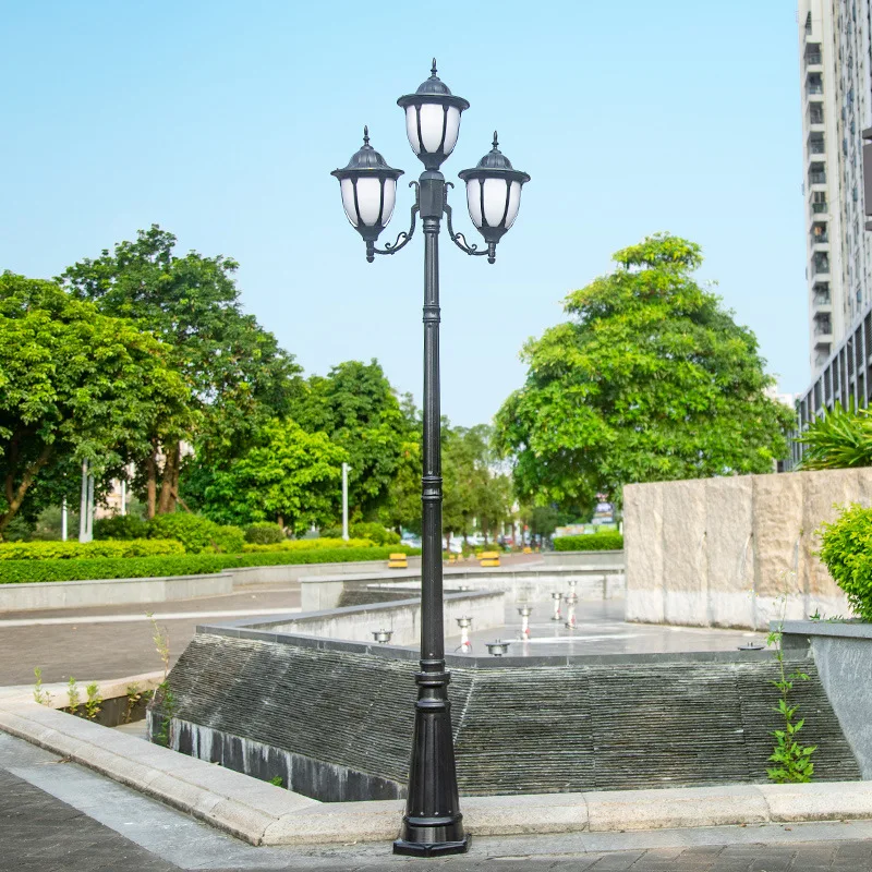 lampe d'extérieur rétro européenne pour jardin et parc - Image 10