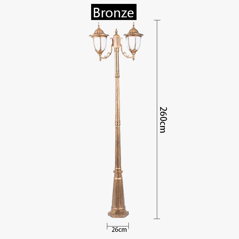 lampe d'extérieur rétro européenne pour jardin et parc - Image 7