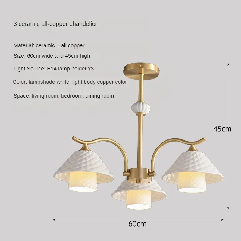 lampe de bureau en céramique cuivre avec angle réglable - Image 12
