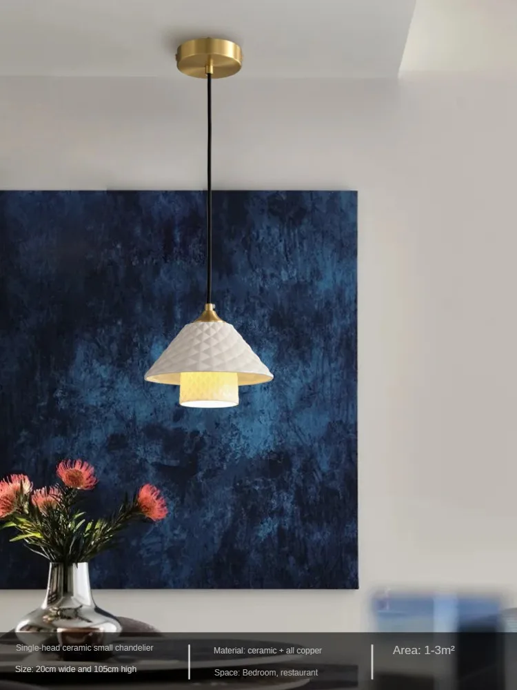 lampe de bureau en céramique cuivre avec angle réglable - Image 4