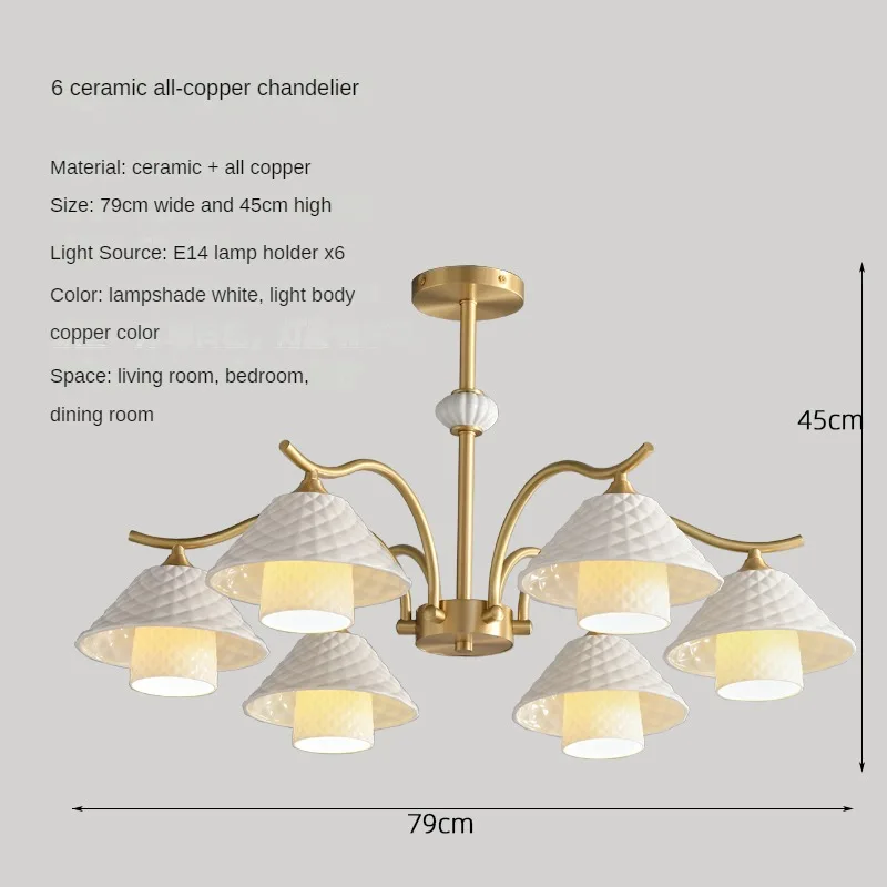 lampe de bureau en céramique cuivre avec angle réglable - Image 8