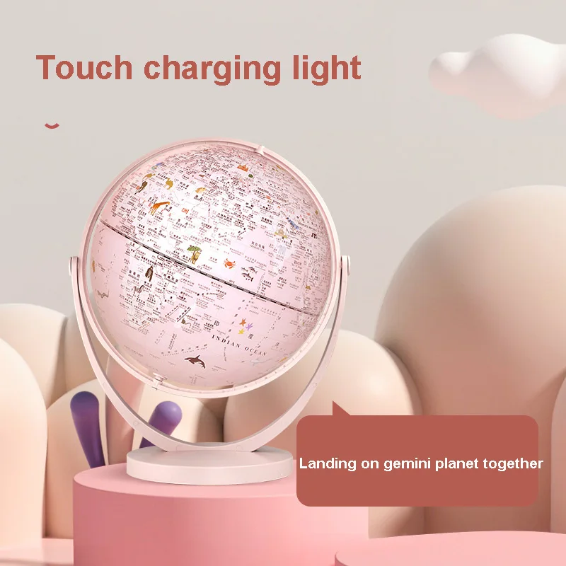 lampe de bureau globe gemini décorative et éducative pour étudiants - Image 2