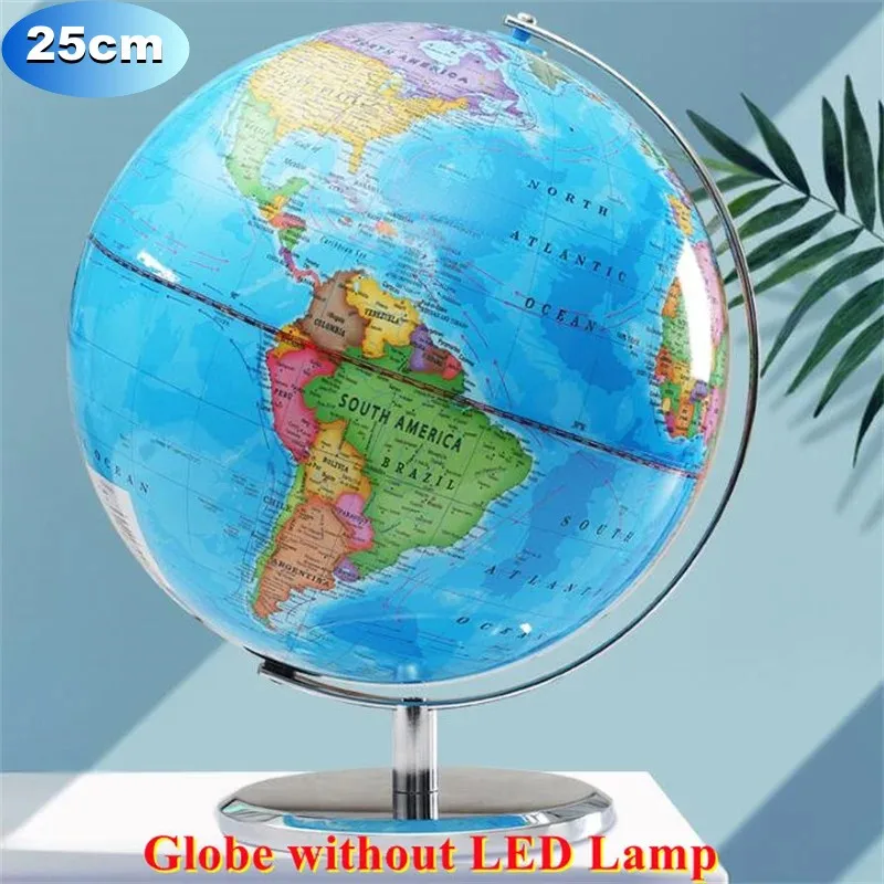 lampe de bureau globe terrestre imprimé en hd 360 degrés artisanat éducatif - Image 7