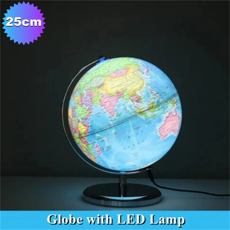 lampe de bureau globe terrestre imprimé en hd 360 degrés artisanat éducatif - Image 8