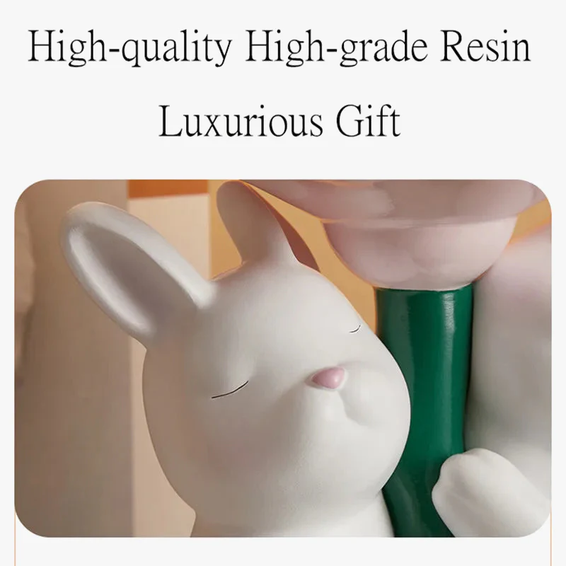 lampe de bureau kawaii lapin mignon décorative pour filles et mariages - Image 6