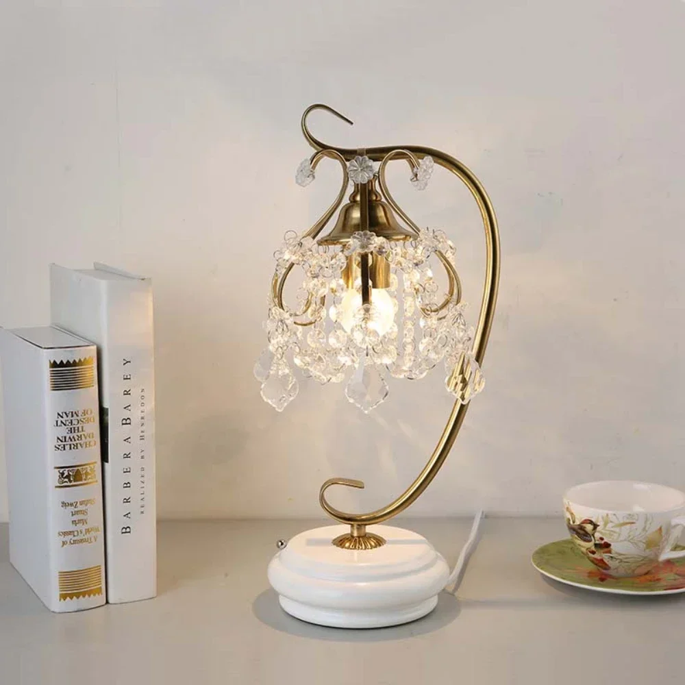 lampe de bureau led en cristal pour décoration moderne intérieure - Image 2