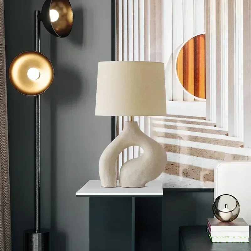 lampe de bureau moderne en tissu pour décoration intérieure nordique - Image 3