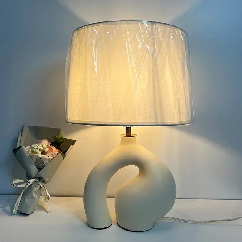lampe de bureau moderne en tissu pour décoration intérieure nordique - Image 5