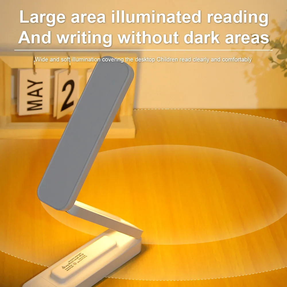 lampe de bureau pliable tactile avec télécommande et intensité variable - Image 2