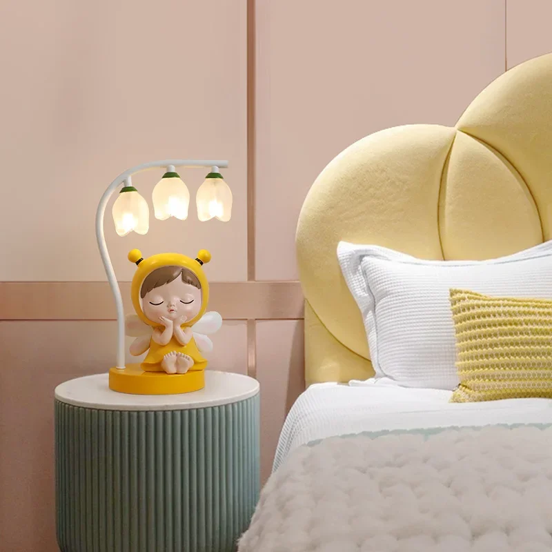 lampe de bureau pour enfants dessin animé lapin princesse mignon - Image 3