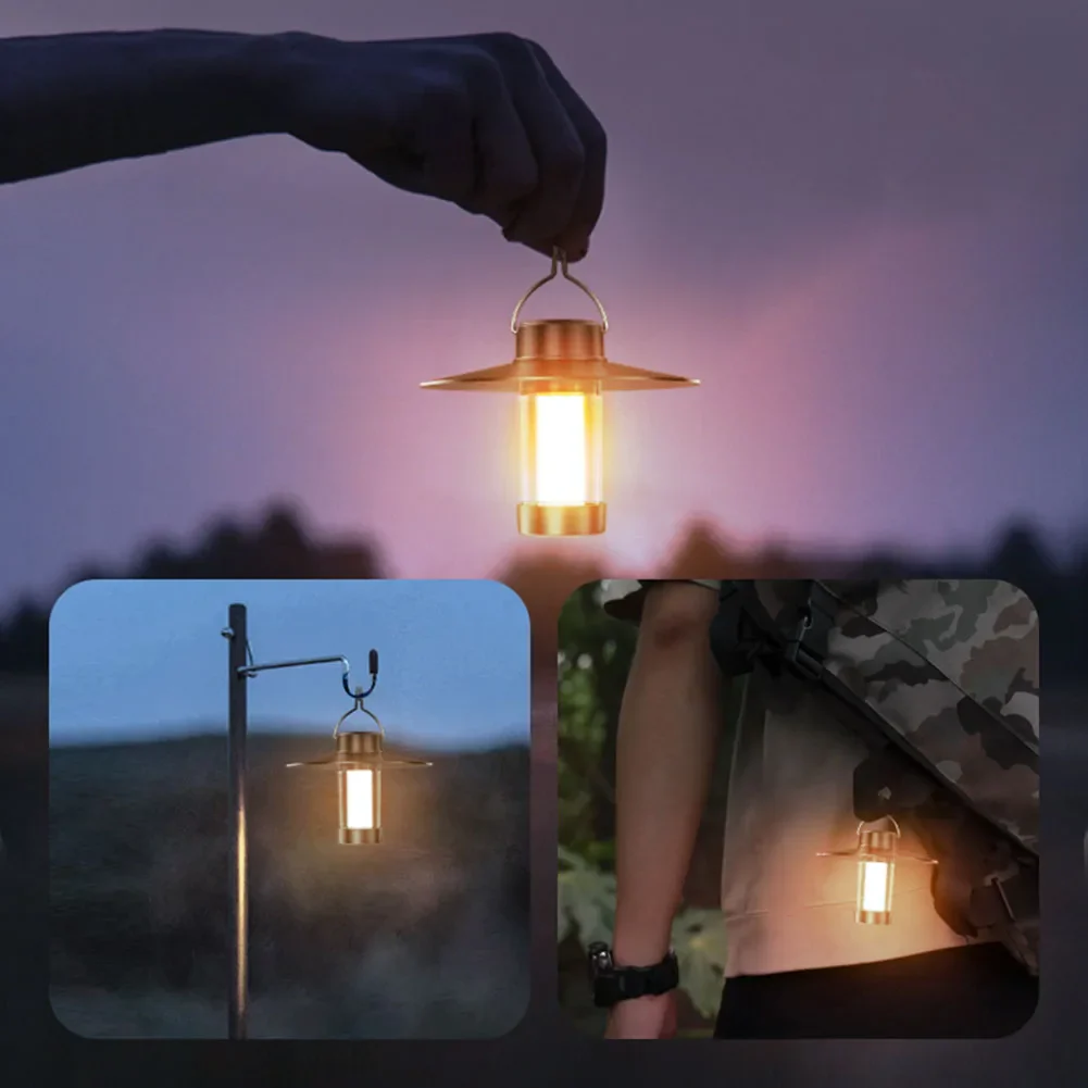 lampe de camping led d'urgence avec charge type c et intensité variable - Image 5
