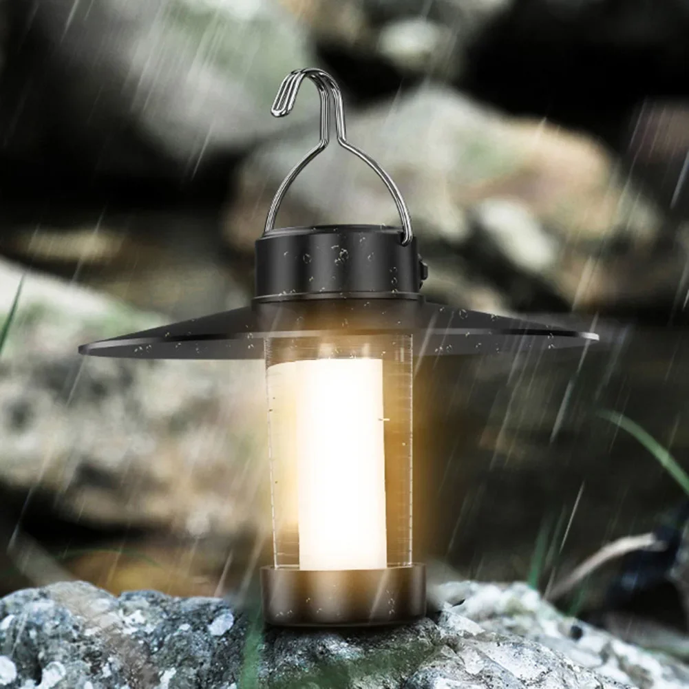 lampe de camping led d'urgence avec charge type c et intensité variable - Image 8