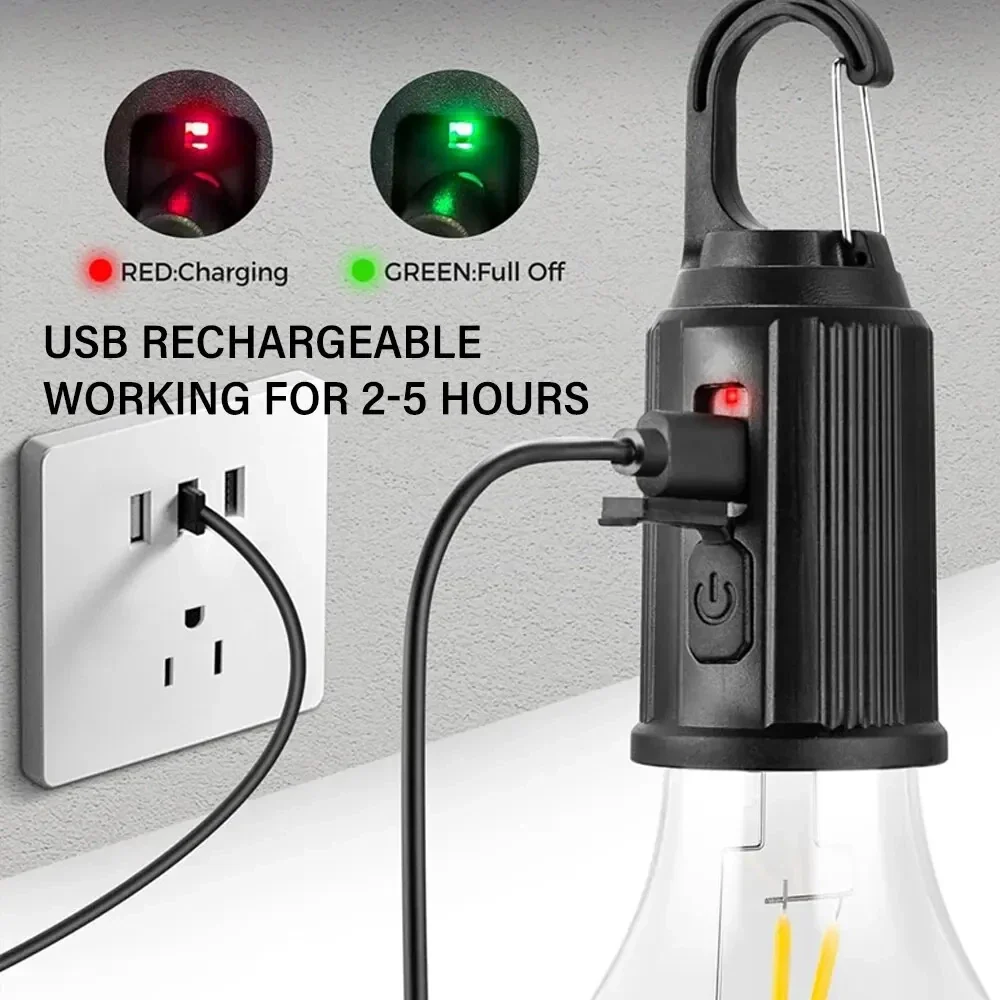 lampe de camping rechargeable usb étanche 3 modes portable - Image 4
