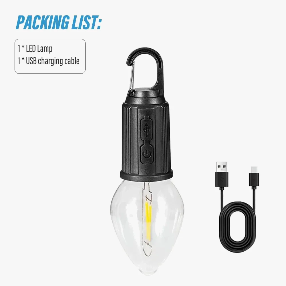 lampe de camping rechargeable usb étanche 3 modes portable - Image 7