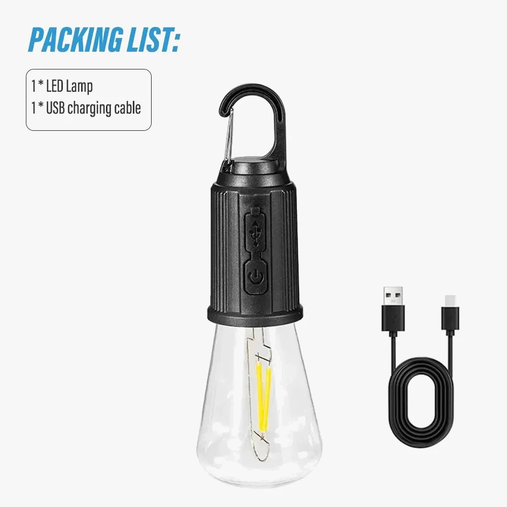 lampe de camping rechargeable usb étanche 3 modes portable - Image 8