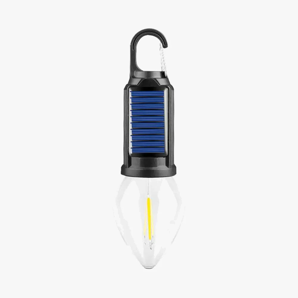 lampe de camping solaire à led avec crochet et usb étanche - Image 3