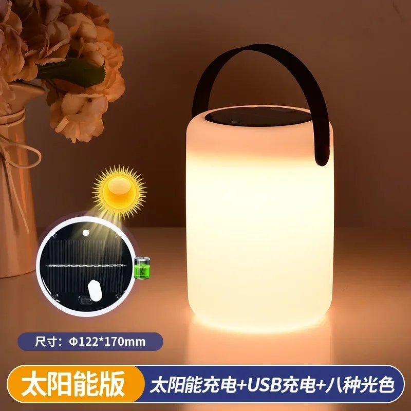 lampe de camping solaire rechargeable avec poignée en silicone - Image 7