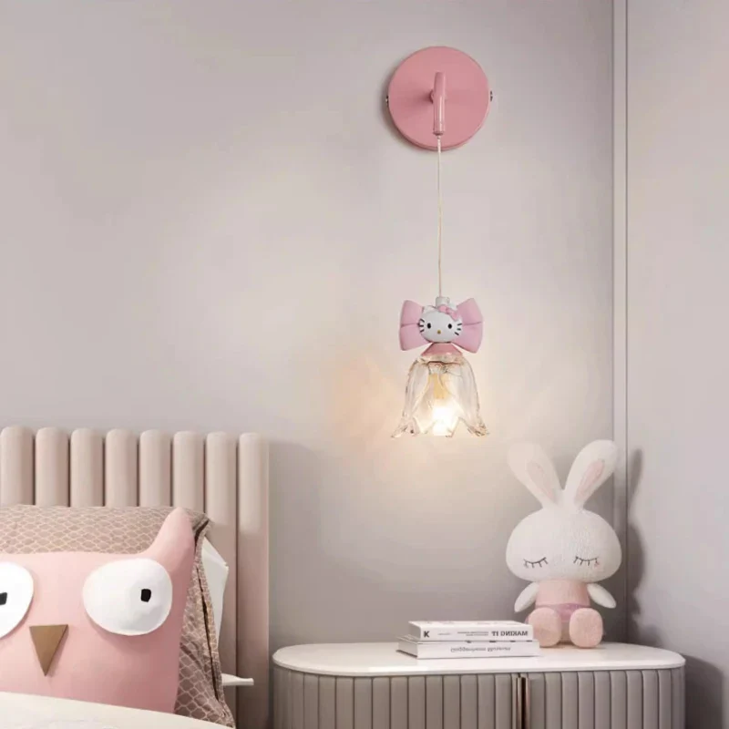 lampe de chevet chaton mignon pour chambre d'enfant décorative - Image 5
