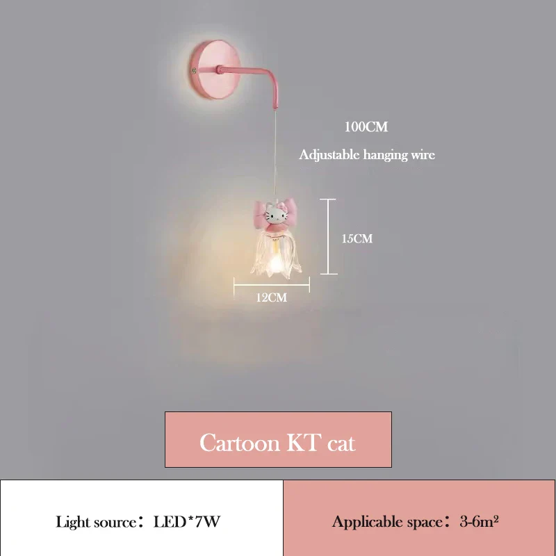 lampe de chevet chaton mignon pour chambre d'enfant décorative - Image 7