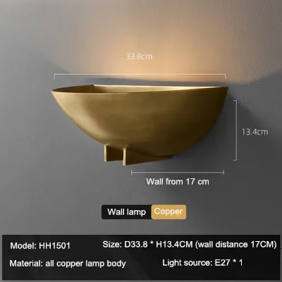 lampe de chevet en cuivre pour décoration intérieure élégante - Image 7