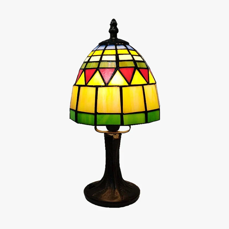 lampe de chevet en verre teinté style tiffany pour décoration élégante - Image 5