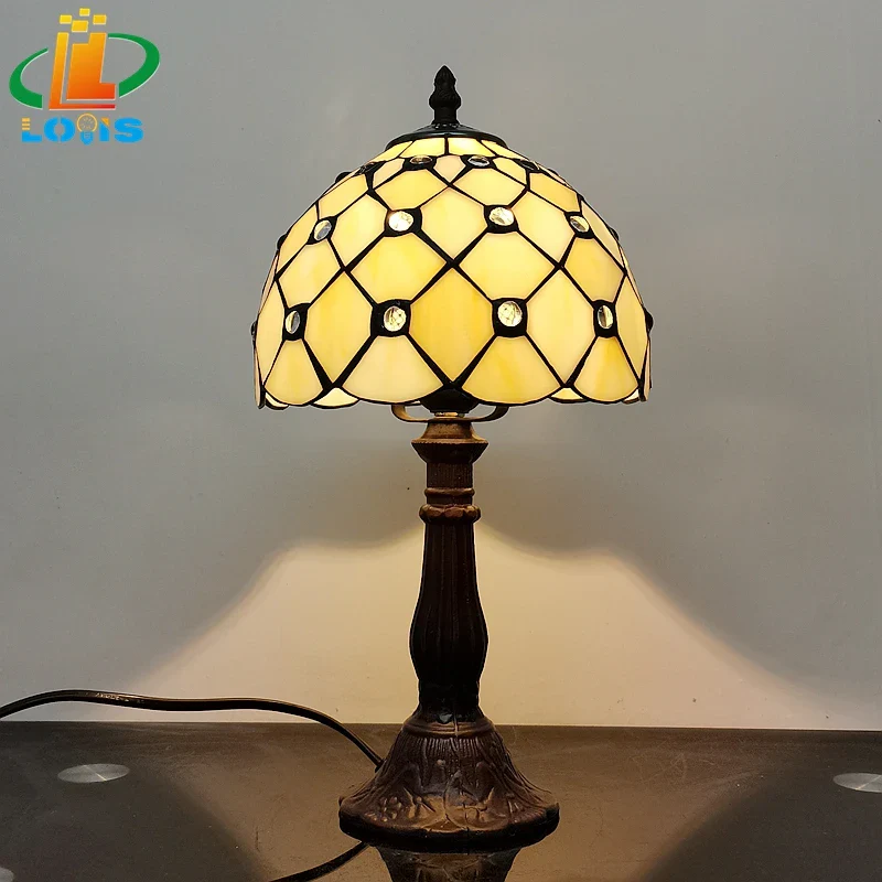 lampe de chevet gypsophile veilleuse pour enfants design tiffany - Image 2