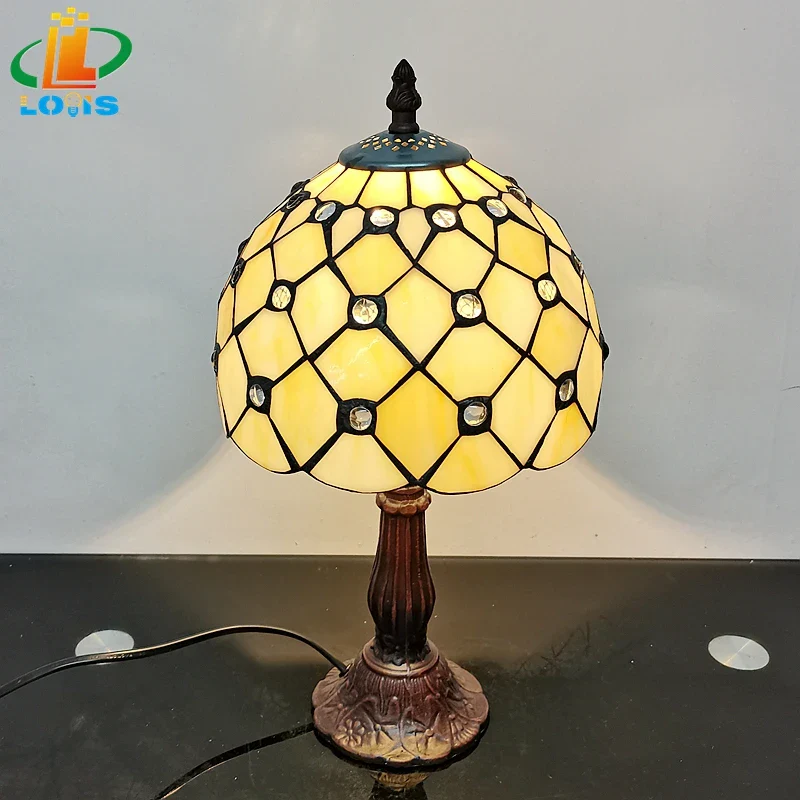 lampe de chevet gypsophile veilleuse pour enfants design tiffany - Image 3