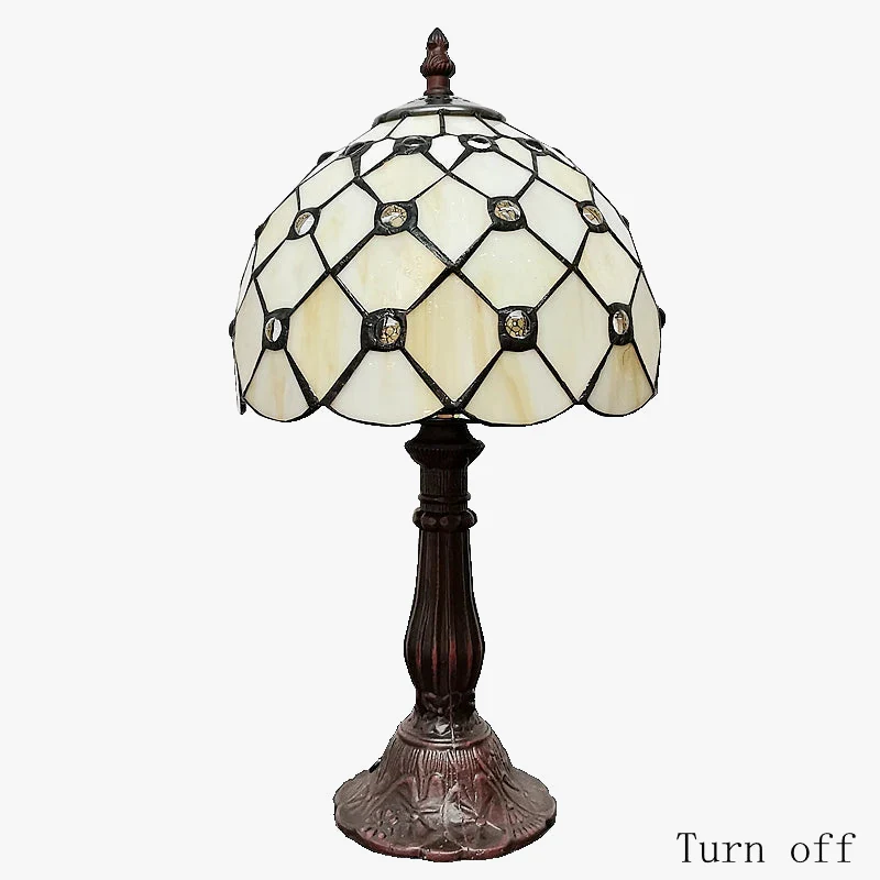 lampe de chevet gypsophile veilleuse pour enfants design tiffany - Image 5