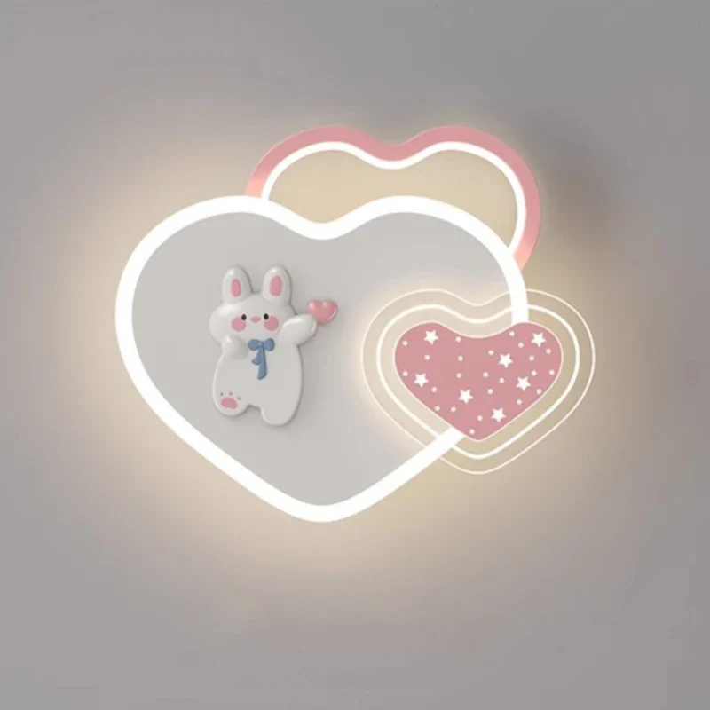 lampe de chevet mignonne pour chambre de princesse avec nœud rose - Image 5