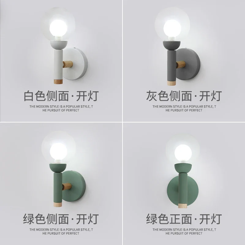 lampe de chevet nordique en verre design créatif pour salon et hôtel - Image 3