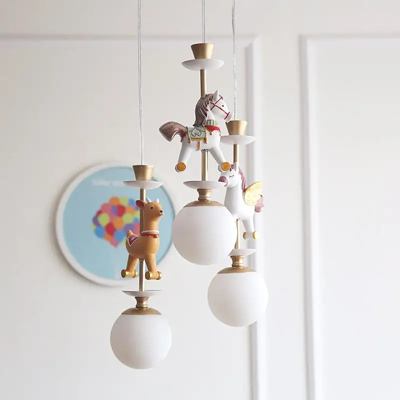 lampe de chevet suspendue en bois moderne pour enfants - Image 10