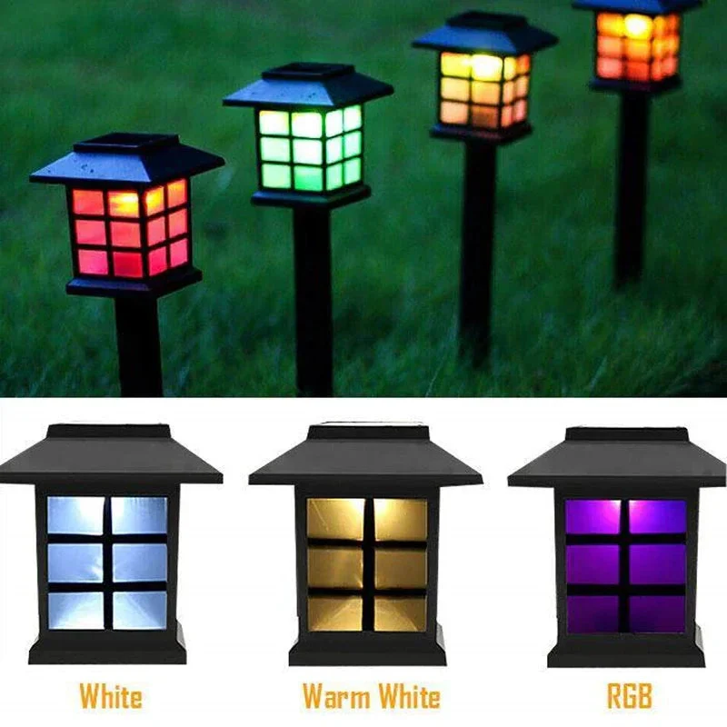 lampe de jardin solaire led étanche à changement de couleur - Image 6