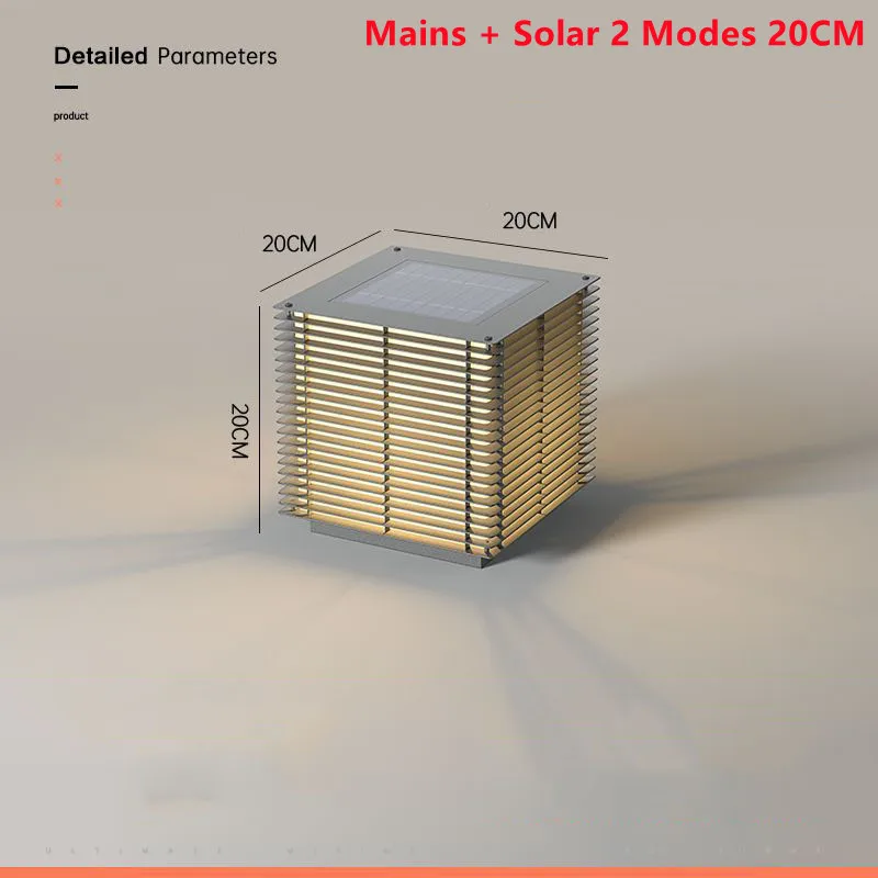 lampe de jardin solaire lumineuse pour extérieur décorative et étanche - Image 10