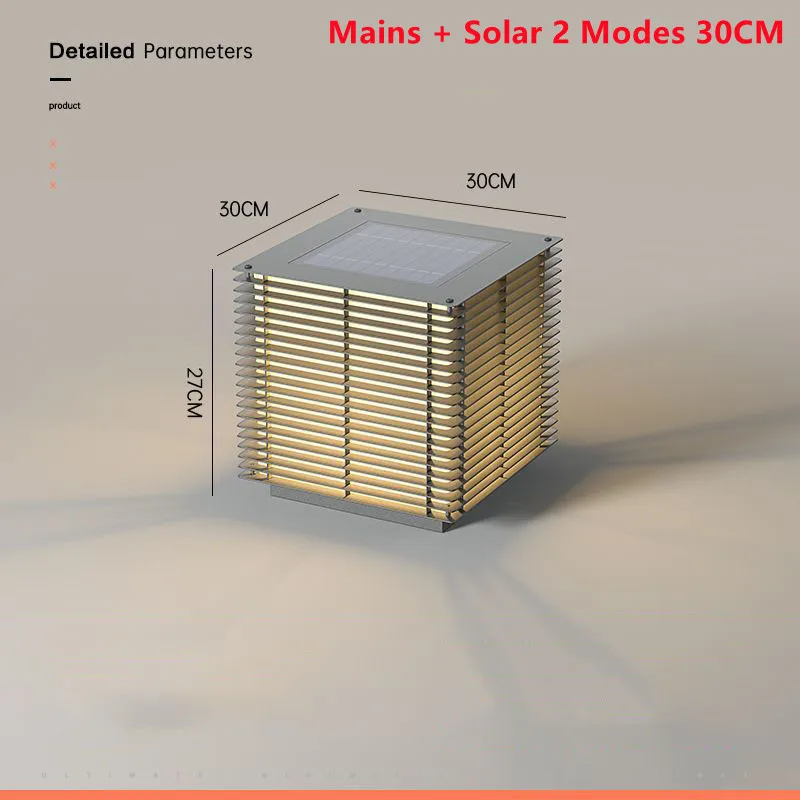 lampe de jardin solaire lumineuse pour extérieur décorative et étanche - Image 11