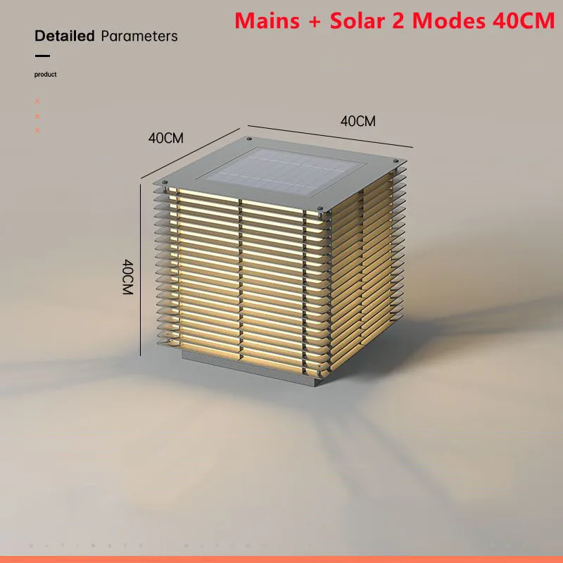 lampe de jardin solaire lumineuse pour extérieur décorative et étanche - Image 12