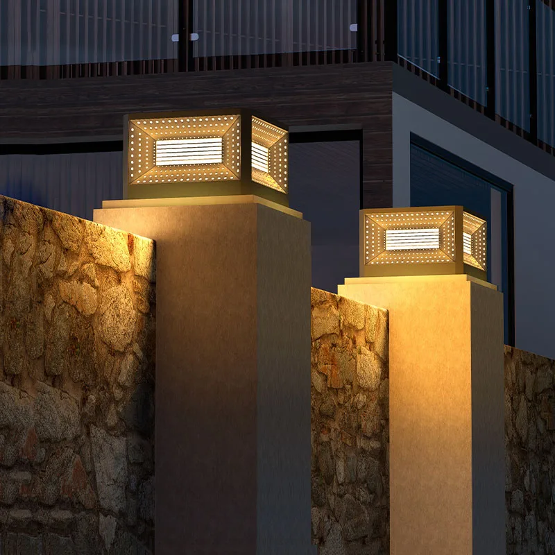 lampe de pelouse solaire moderne pour éclairage extérieur - Image 5