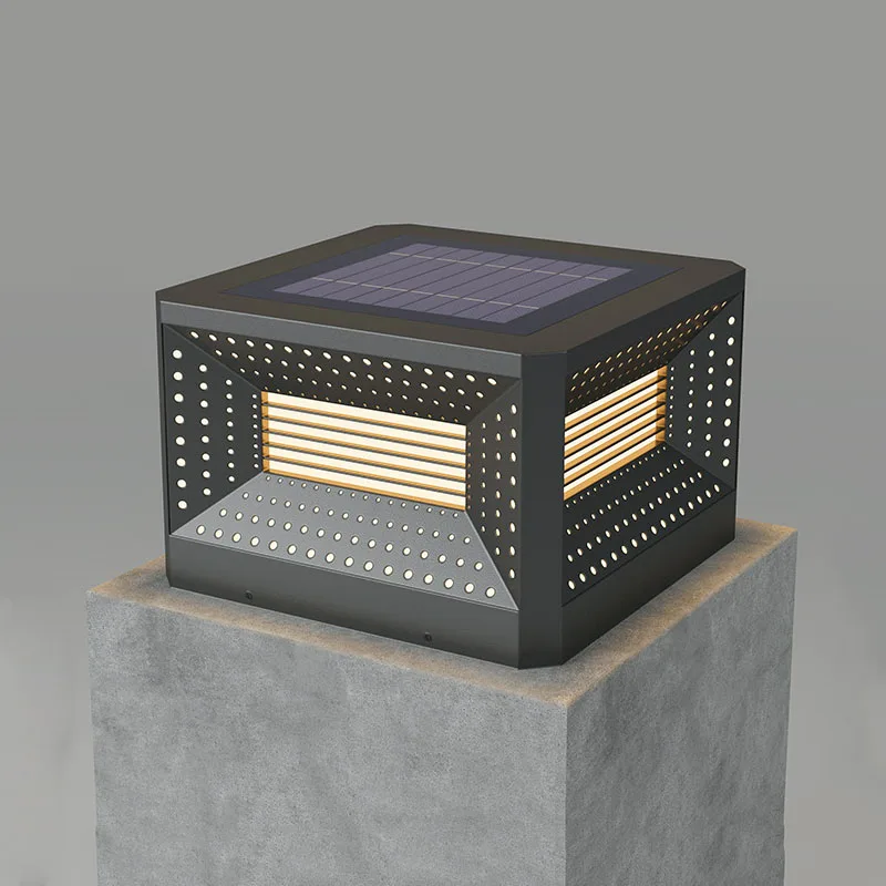 lampe de pelouse solaire moderne pour éclairage extérieur - Image 6