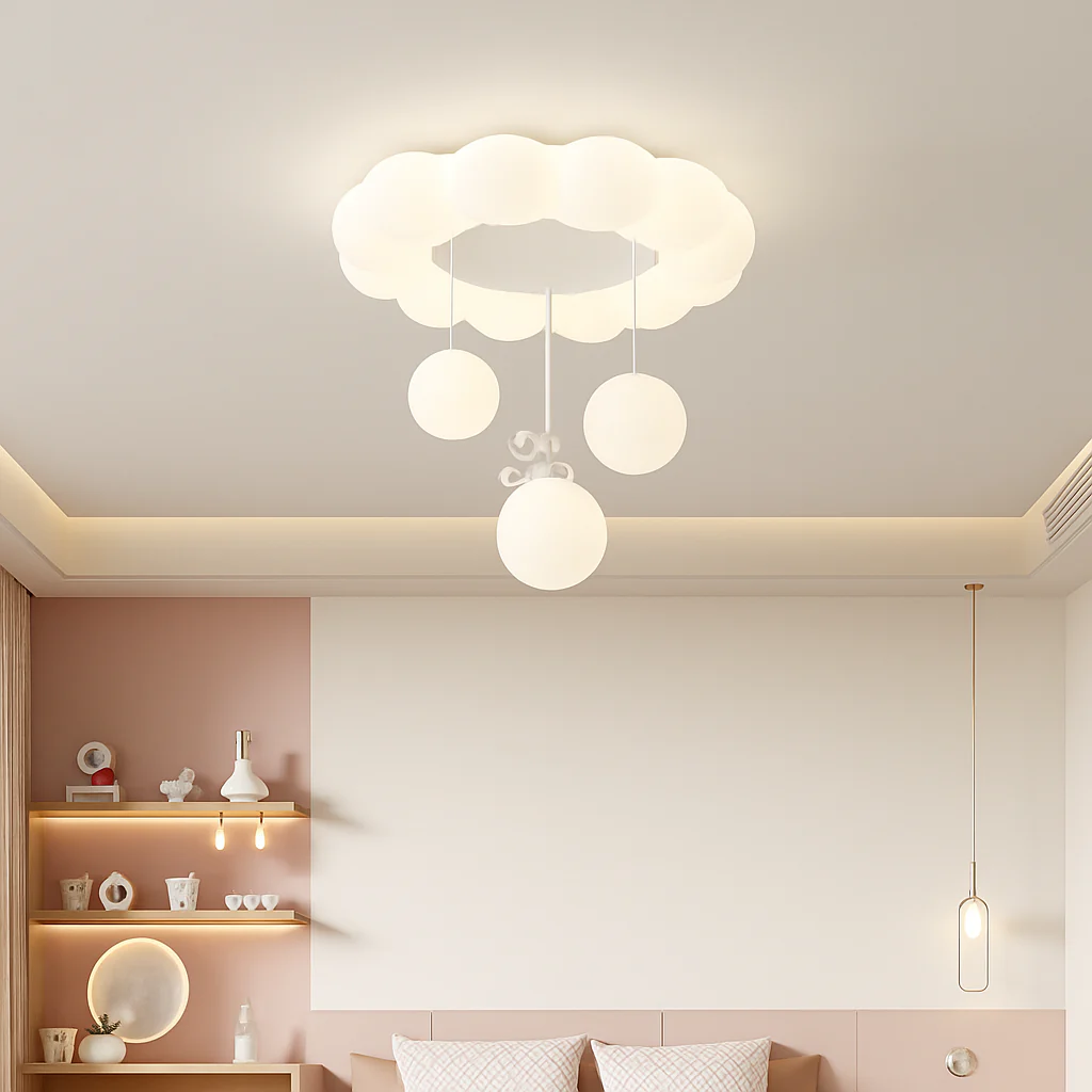 plafonnier nuage lapin ours pour chambre enfant - Image 2