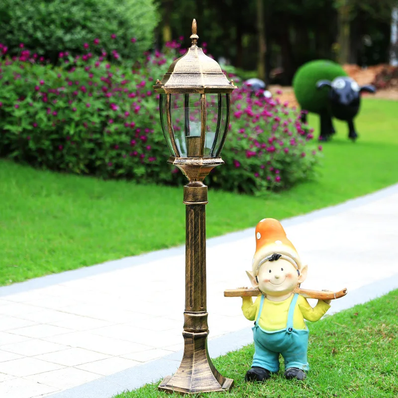 lampe de rue décorative étanche pour extérieur jardin parc villa - Image 3