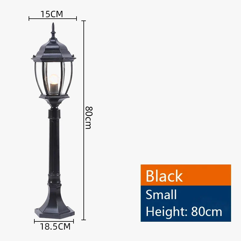 lampe de rue décorative étanche pour extérieur jardin parc villa - Image 6